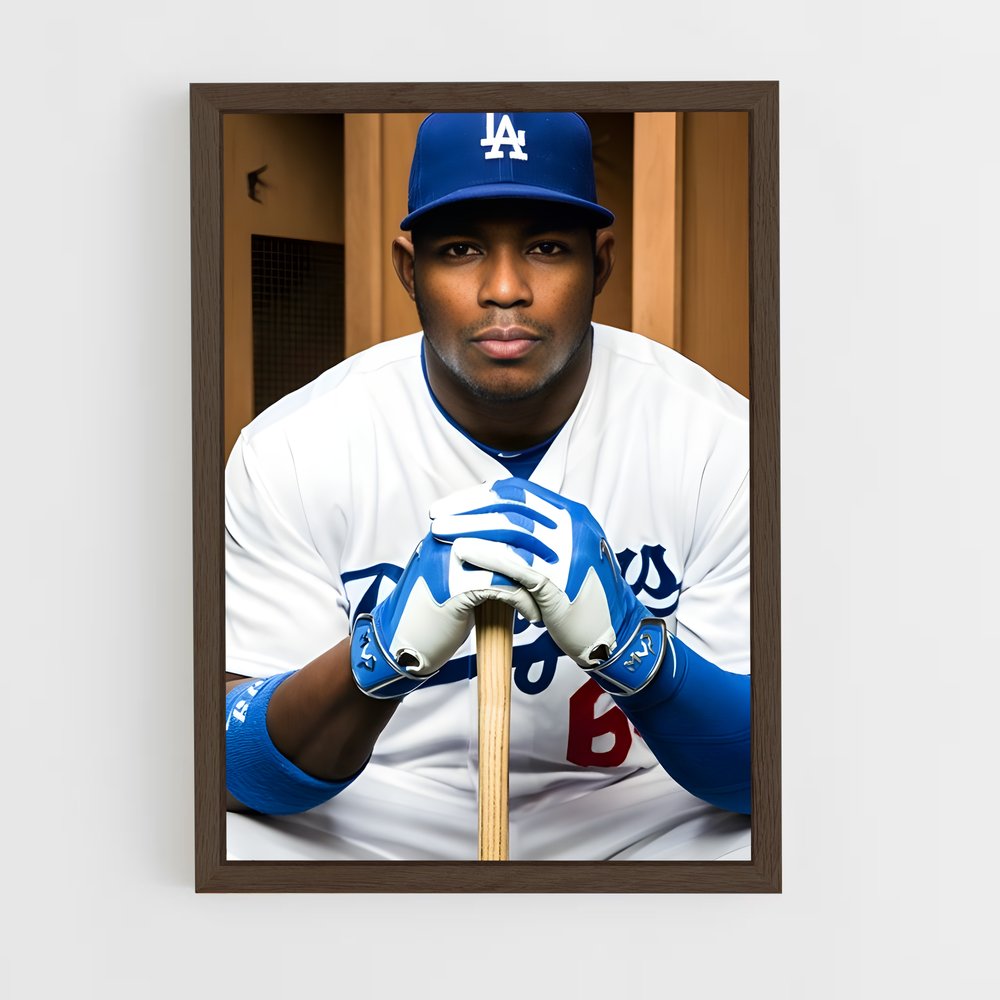 Poster Yasiel puig – affiche Baseball (vue 5)
